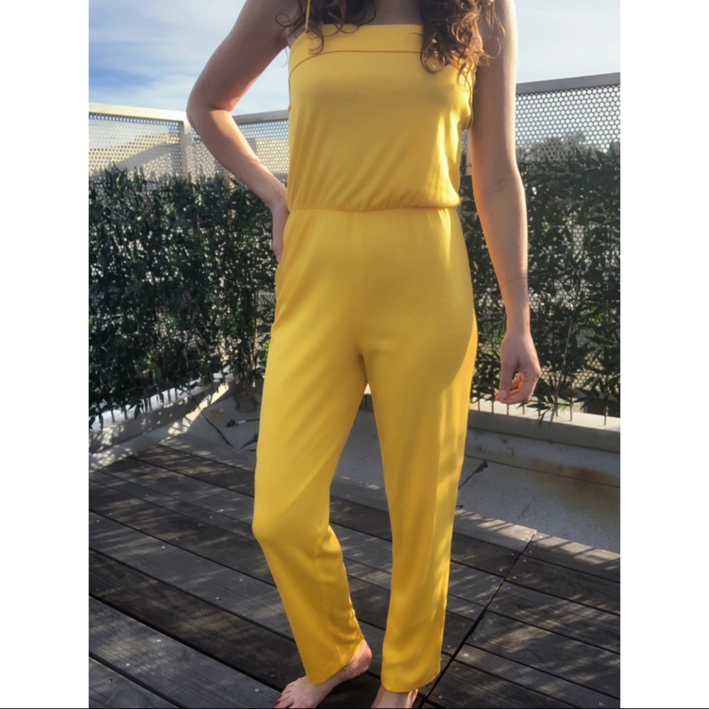 Bright Yellow Jumpsuit 🍋
